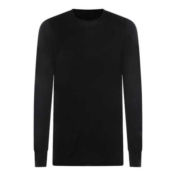 Drkshdw By Rick Owens Plain Black T-Shirt - NWT